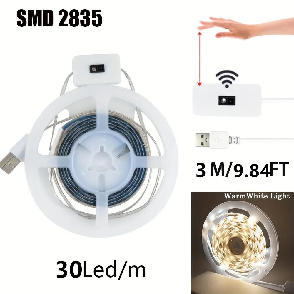 Smart LED Strip Light PIR Motion Sensor ON/OFF Dimmer Switch 1m/2m/3m/5m LED TV Backlight Home Wardrobe Lamp for Cabinet Kitchen