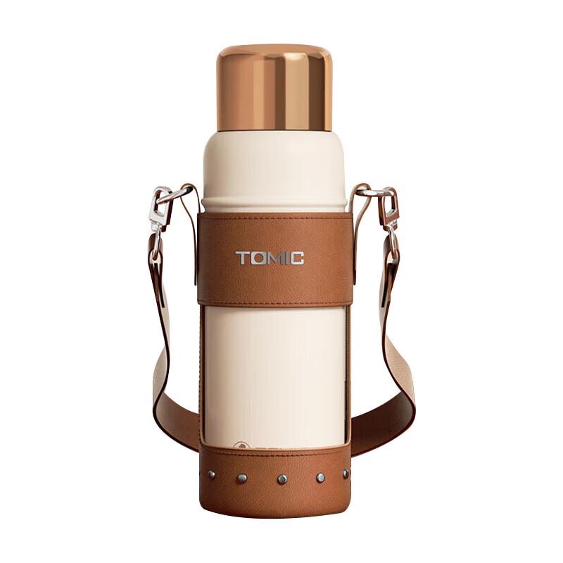 TOMIC 600ml Thermal Bottle with Pure Titanium Tea Infuser 600ml