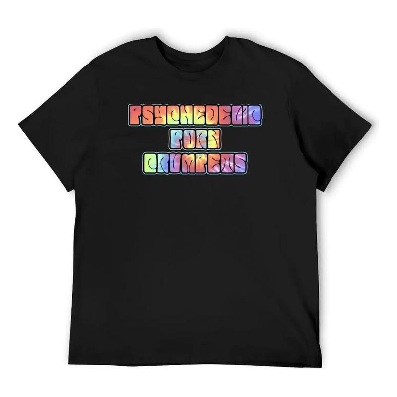 Camiseta Psychedelic Porn Crumpets, Camisas Lisas A La Moda, S разноцветный