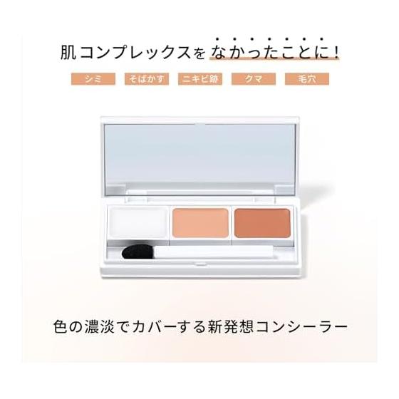Concealer Highlight Dark Circles Stain Coverage [WATOSA Super Cover Foundation Potts N White Beige] Concealer Palette Foundation Watusa