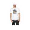Nike Golden State Warriors NBA Solid Rundhals-T-Shirt mit Stephen Curry Herren-Tops Weiß 870775-102