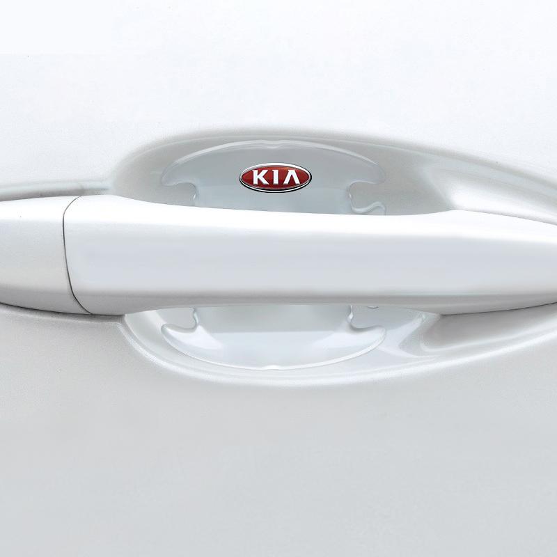 Car Door Handle Bowl Protector Transparent Anti-collision Strip Bumper Sticker For Kia Rio Ceed Sportage Cerato Soul Sorento K2 K5 Flip Car Accessorie