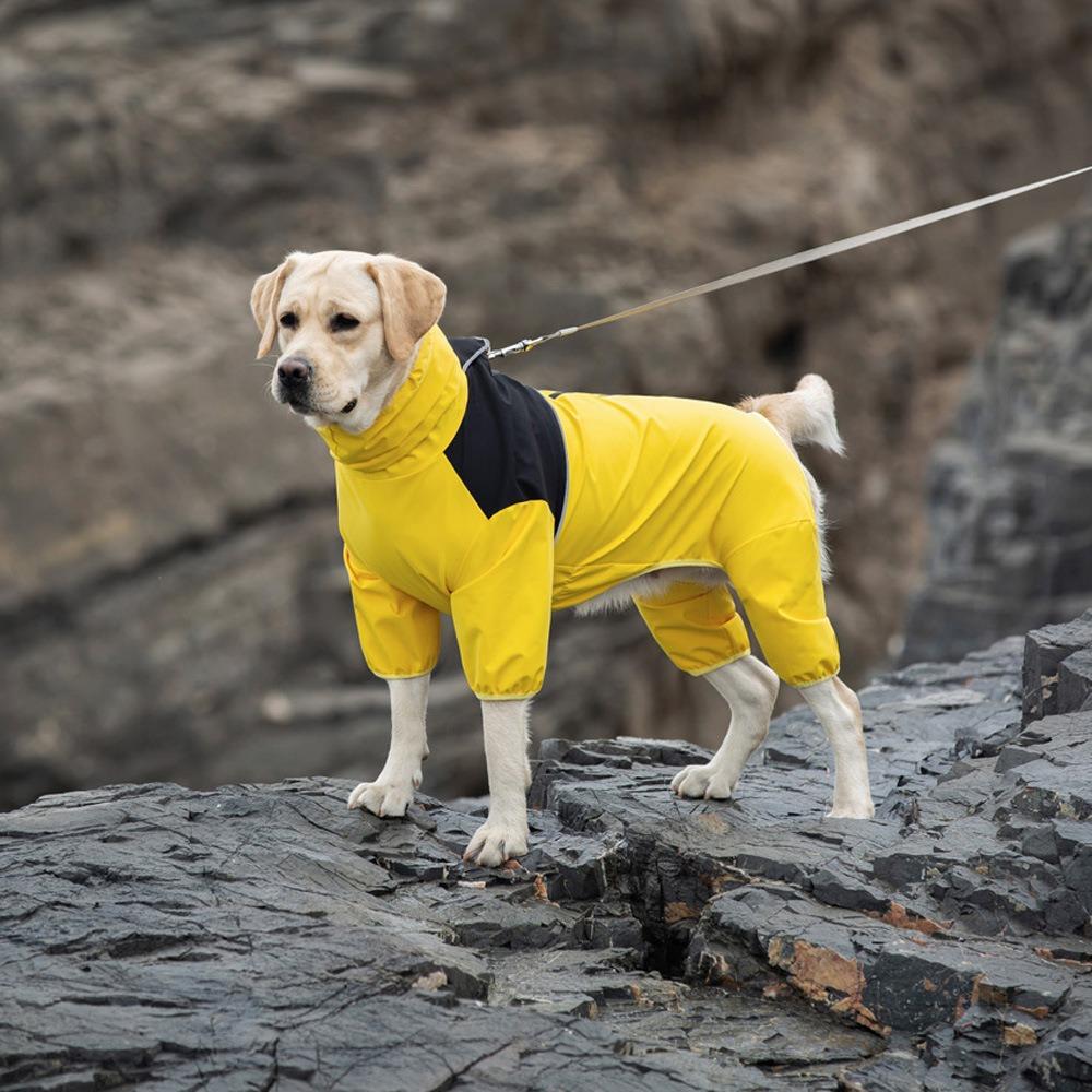 Adjustable Dog Raincoat Waterproof Pet Raincoat Dog Rain Overalls Anti Storm Coat  Hiking