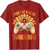 Thanksgiving Gamer Turkey Funny Fall Gaming Shirt Unisex T-Shirt