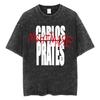 Vintage Washed Carlos Prates The Nightmare Print T Shirts Men Women Classic Violence Aesthetic T-shirt Summer Tops Loose T Shirt