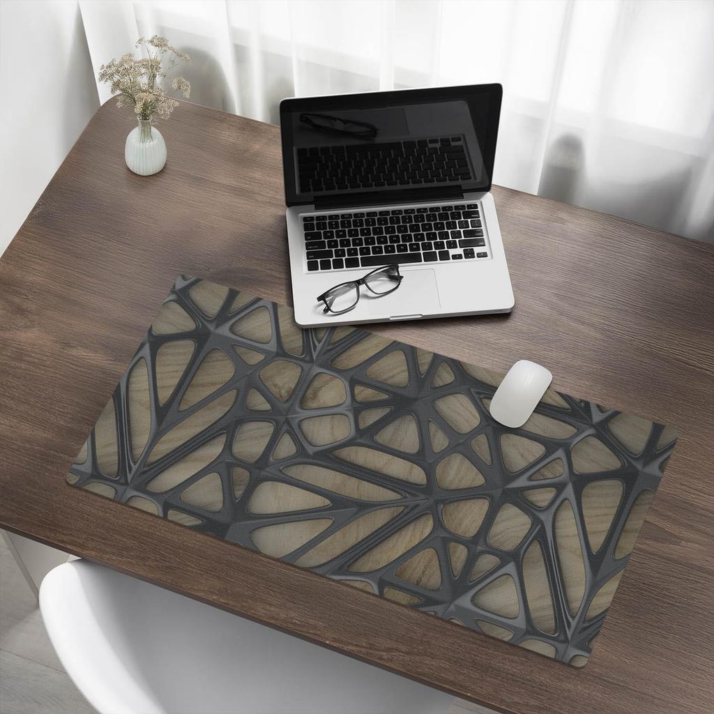 Gaming Protective Mat for Keyboard and Mouse, Openwork Structure, 90x45 cm