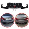 For BMW 5 Series F10 F11 2012-2017 M-Sport High Quality ABS Car Rear Bumper Lip Body Kit Spoiler With LED LIght Glossy Black