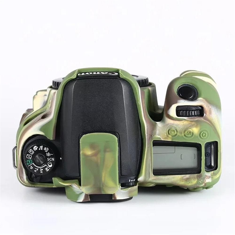 77D Soft Rubber Silicone Case For Canon EOS 77D Shockproof Camera Body Cover Skin