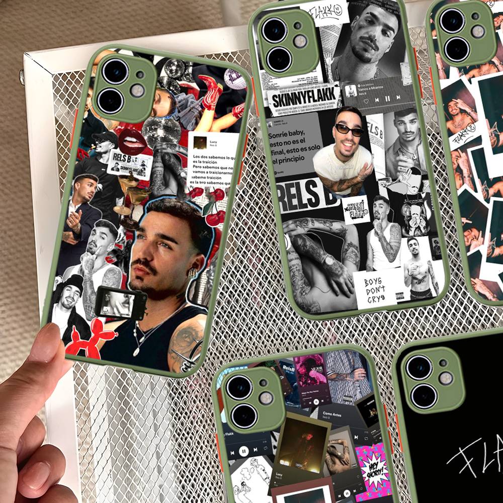Singer R-Rels B Albums Phone Case For iPhone 16e 16 15 14 13 12 11 Pro Max X XS MAX Plus Spuerstar Matte Cover