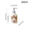 Christmas Soap Dispenser Refillable Liquid Container Bottle Christmas Decor Soap Dispenser For Party Home Kitchen Countertop