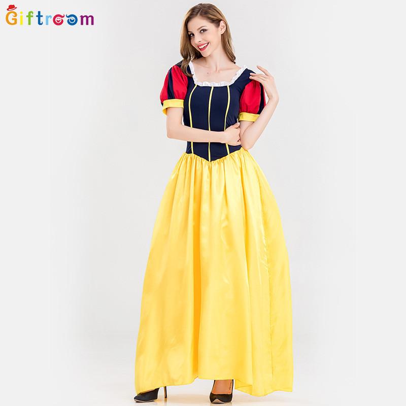 Enchanting Adult Women's Snow White Costume Perfect For Stage Performances And Parties