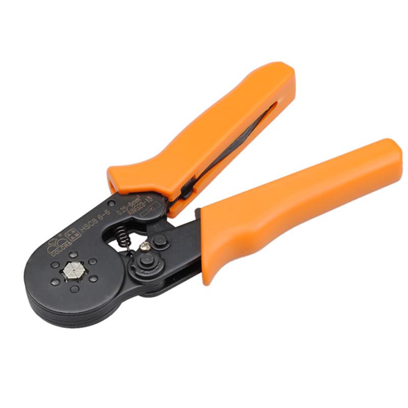 HSC8 6-6 0,25-6,0 mm² Samonastawne szczypce do zaciskania końcówek ...