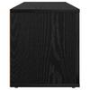 TV Stand Black Oak Effect 100 x 31.5 x 35 cm