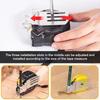 4Pcs Measure Scribing Tool Tape Measure Holder Marker Tool Locator Tape Measure Fixing Clip Measuring Tape Clip Ruler