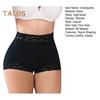 Women Butt Shaper High Waist Tummy Control Elastic Plus Size Slim Figure Shaping Underpants with Lace Belt Steel Bones Hip-Shaping Panties