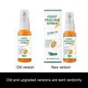 Foot Exfoliating Spray 30ml, Removes Dead Skin, Moisturizes, Softens Calluses, Smoothes Skin, Foot Care Spray