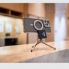 1 Pcs Foldable  Phone Holder With Cold Shoe Magnetic Pocket Phone Tripod With Hook For Phone Android Tripod Phone Stand
