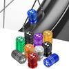 4Pcs Car Tire Valve Stems Cap Knurling Style Tire Valve Cap Aluminum Tire Wheel Stem Air Valve Cap for M E90 E91 E92 X3 X5