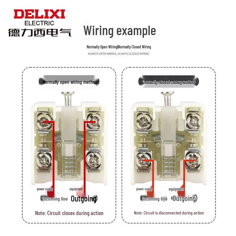 Delixi JLXK1-411 Plunger Roller Waterproof Miniature Limit Switch