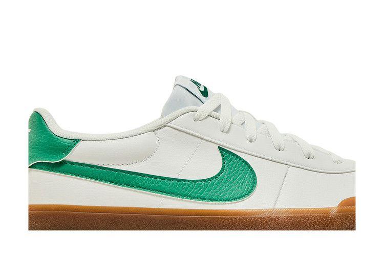 Nike Court Shot Blanc Gomme Marron Moyen Malachite