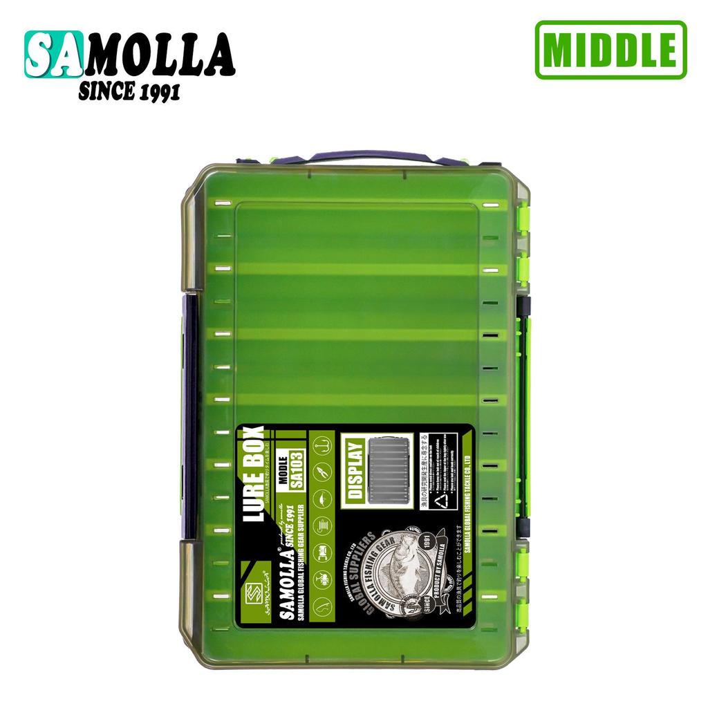 XL Double-Sided Tackle Storage Box for Fishing Lures, Bait, and Hooks