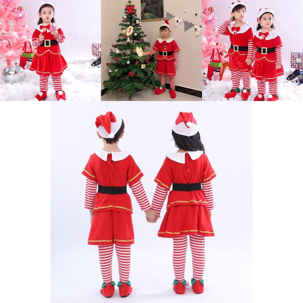 Soft Comfort Polyester Christmas Cosplay Costume For Toddler Boys Girls