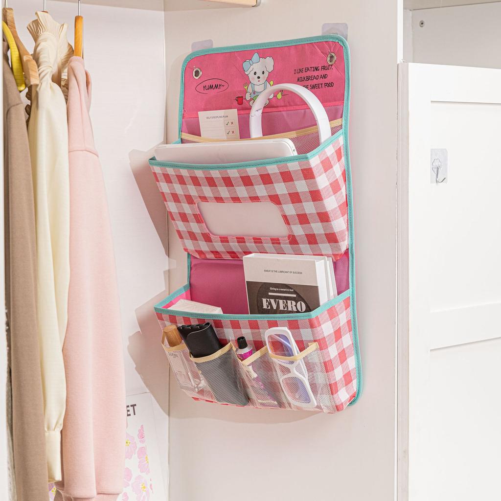 Borsa da Appendere a Parete a Strati Multipli per Oggetti Vari con Ganci Gratuiti Resistente Pieghevole 2/3 Strati Salvaspazio Organizzatore per Armadio di Dormitorio Camera da Letto