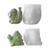 Reusable Silicone Mold Turtles Snail Shaped Candle Mould Creative Aromatherapy Making Mold Festive Decoration Supplies