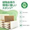 10 Pack Natural Sponges Made with Coconut and Recycled Fibers Eco Odorless and Scratch Resistant For Kitchen Bathroom Green America PETA Certified –