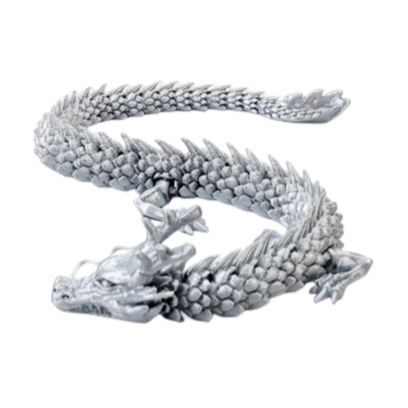 Kreatives Modellhandwerk eines chinesischen Drachen mit beweglichen Gelenken