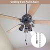 Adjustable Ceiling Fan Pull Chain DIY Fan Pull Chain Extension Bead Link Chain  Necklace Hanging