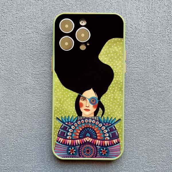 

Artistic Peaceful Oil Painting Woman High-Quality Case for iPhone 15 14 13 12 11 Pro Max Back Cover for 7 8 Plus SE X XS XR Capa iphone14 pro
