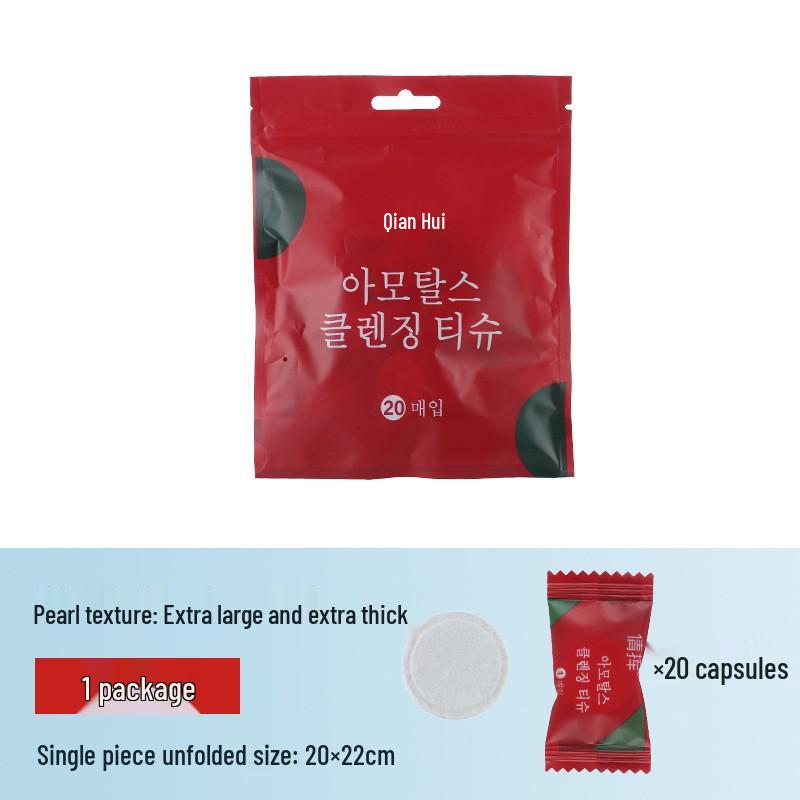 Individually Packaged Disposable Compressed Cotton Face Towels - Soft, Absorbent, Thickened for Travel