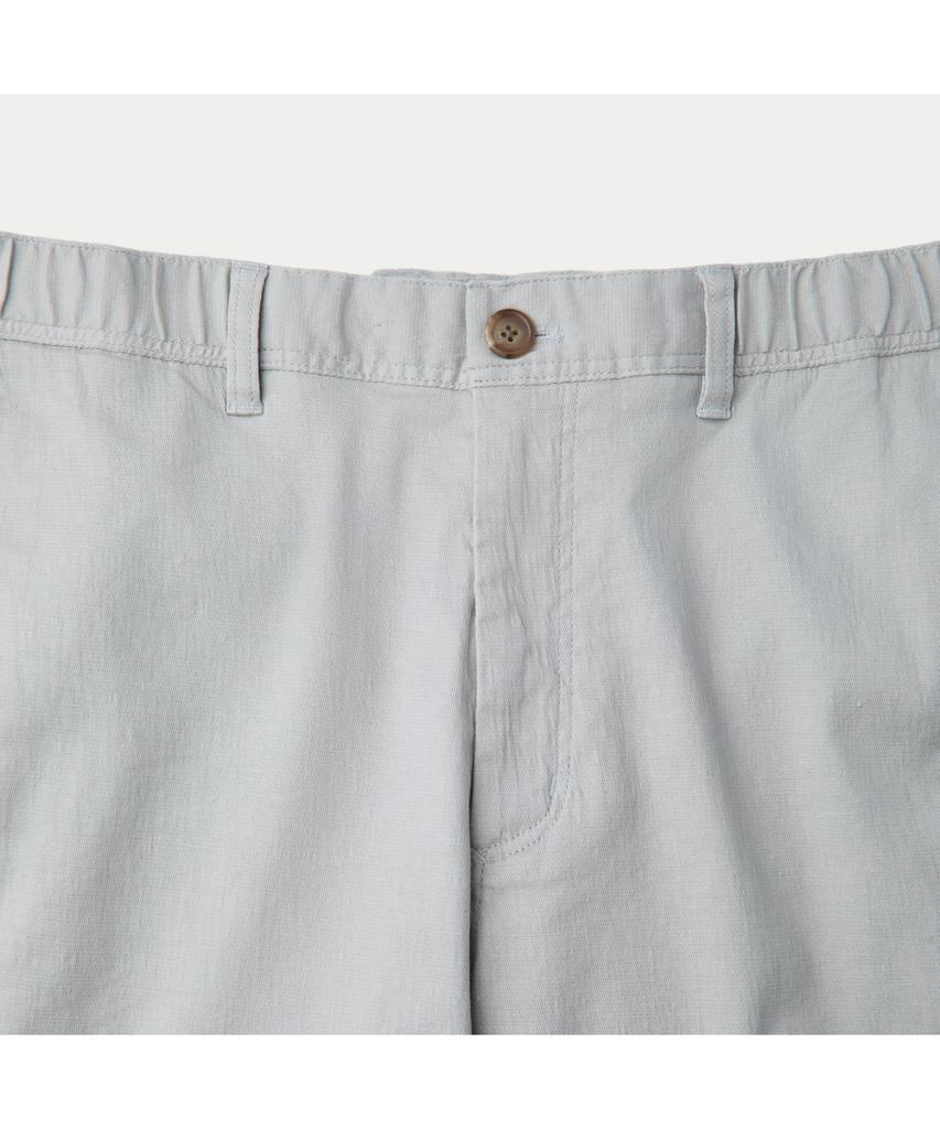 Silijeu Cotton Linen Standard Fit Shorts Sapom26801Ivx