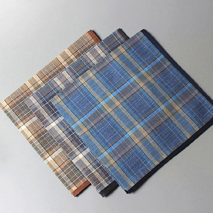 40x40cm Herren Einstecktuch Handelsangelegenheiten Gitter Einstecktücher Bräutigam Einstecktuch