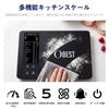 OBEST Kitchen Scale, Smartphone Connectivity, 10kg Capacity, Multi-Food Storage App, 1g Increments, High-Precision Sensor, Digital Scale, Tare