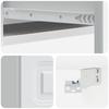 Wall Mounted Side Table White 59 x 34.5 x 17 cm