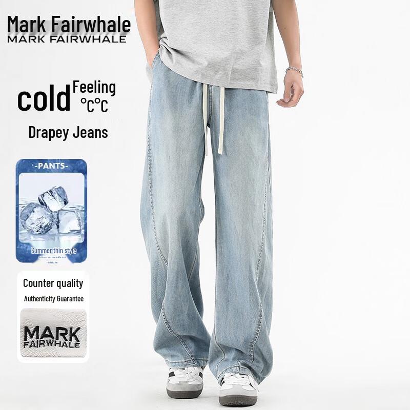 Мужские летние прохладные джинсы прямого кроя Mark Fairwhale XL