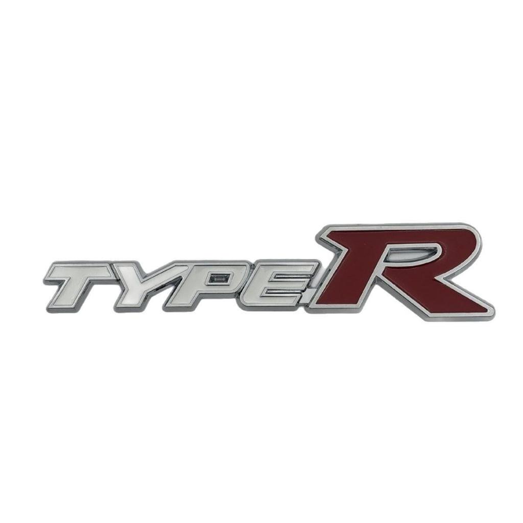 Type R Car Logo Sticker for Modified Honda Civic, Fit, Crider, Spirior, XRV, Vezel