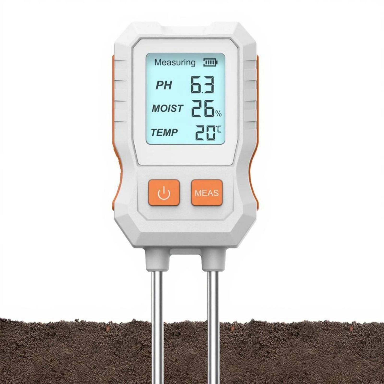 

Professional Soil Tester for Accurate Acidbase Value Soil Temperature Moisture Reading in Horticulture Agriculture Applications 1