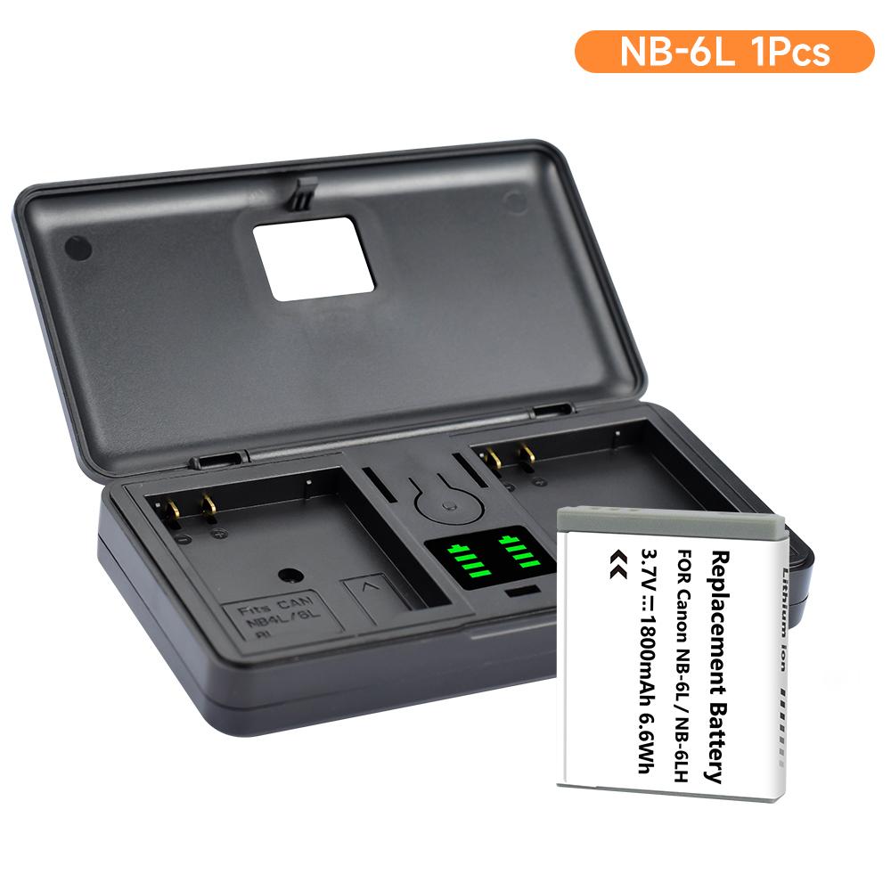 PALO 1800mAh NB 6L NB-6L NB6L Camera Battery+fast Charger For Canon PowerShot D30 D10 S120 S90 SX700HS SX280HS IXUS210 SD3500IS