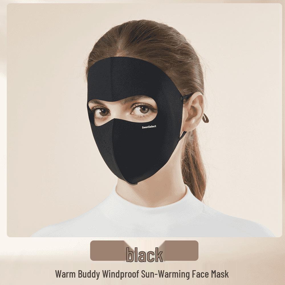 

New Women s Fleece-Lined Cycling Mask - Full Face Warmth for Autumn and Winter