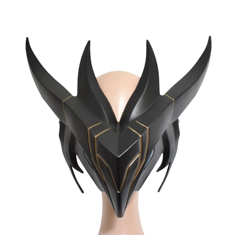 League Of Legends Yone Lighted Mask With Sword Spirit For Cosplay And Halloween Decor