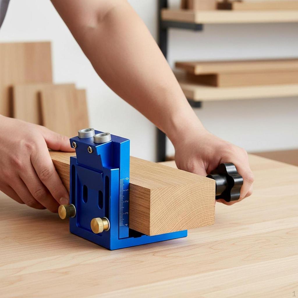 Boring Positioner Dowel Jig Aluminum Alloy Multifunctional for Accurate