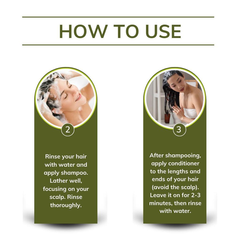 shampoo and conditioner set for for Hair Growth and Thinning Hair