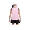 Jordan Stampa Logo Lettera Girocollo Senza Maniche Maglia da Basket per Bambini Maglia Bambino Rosa HA7284-663