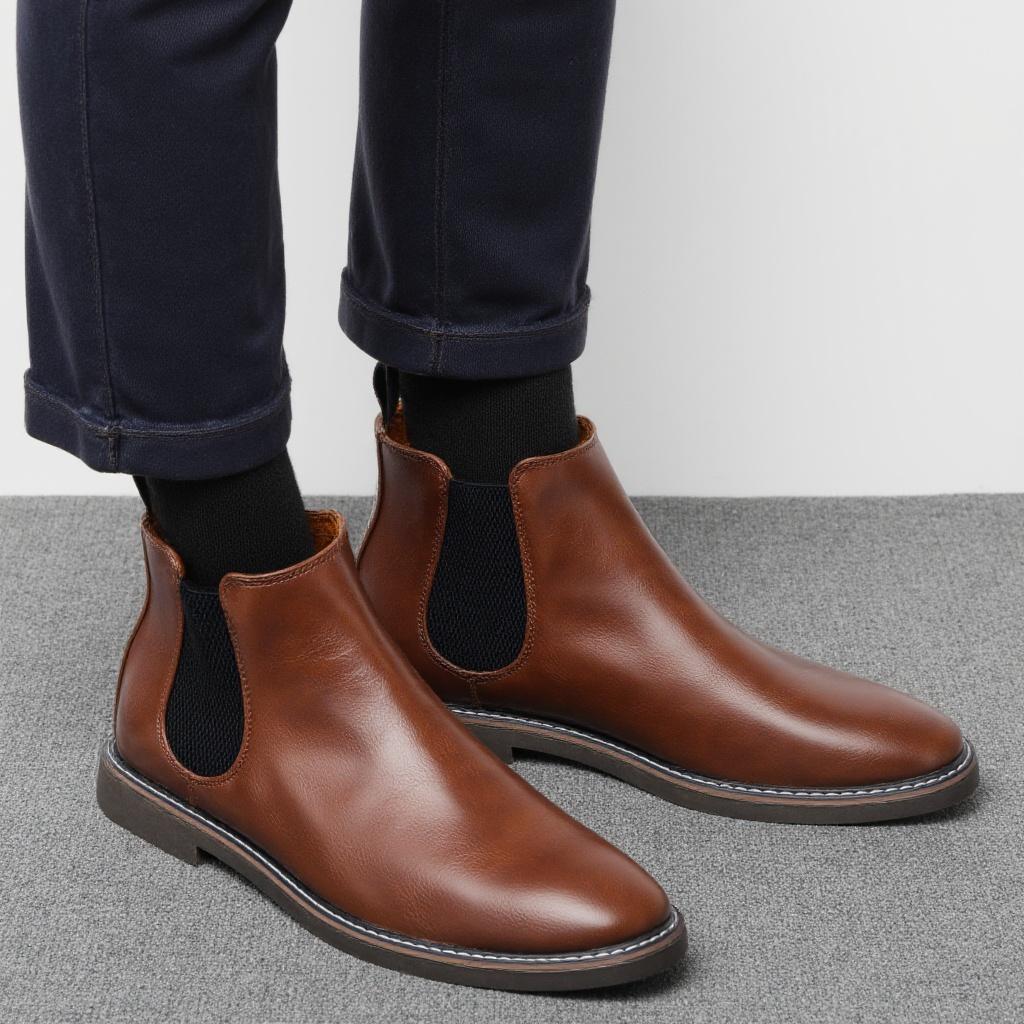 Men Boots Brand Retro Comfortable Casual Fashion 2026 Chelsea Boots