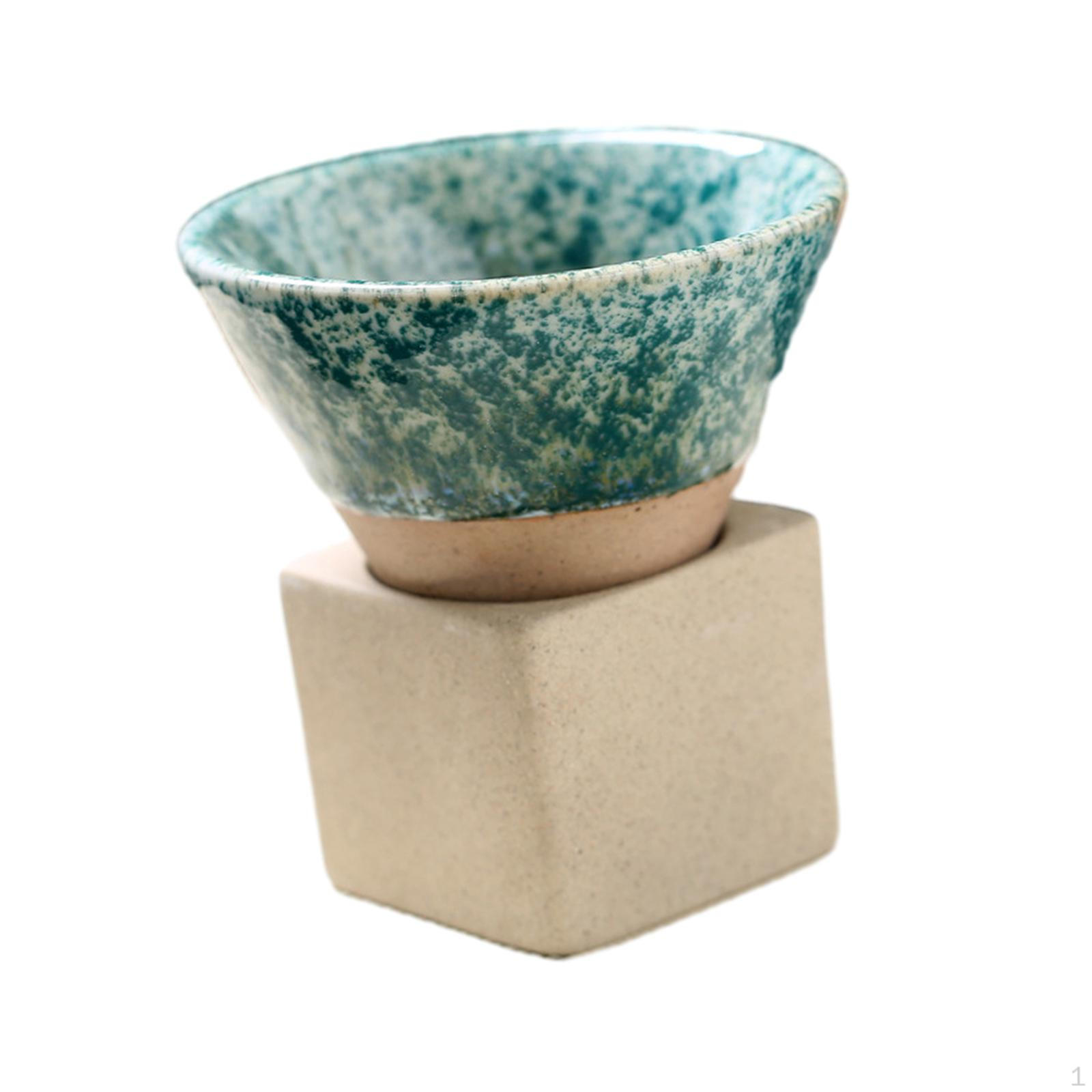 

Керамічна чашка для чаю 100 мл, груба чашка для кави Teahouse для дому в приміщенні зелений