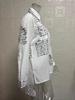 2025 Women's Spring/Summer Swallowtail Print Loose Fit Shirt - European & American Style