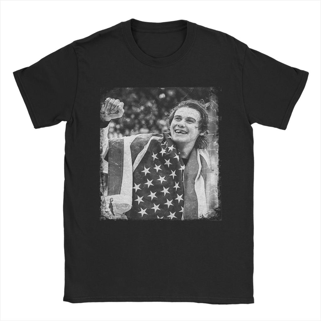 Jack Hughes Gold Hockey USA TShirt Unisex Fashion Pure Cotton Tees Round Collar Short Sleeve T Shirts Gift Idea Clothes